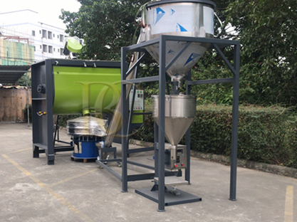 北京中科鴻業(yè)科技選擇洗衣粉臥式攪拌機生產(chǎn)線