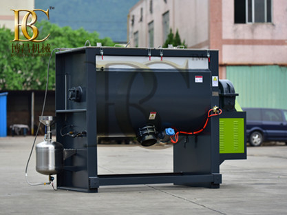 粉體臥式攪拌機可以裝置噴霧使用嗎？